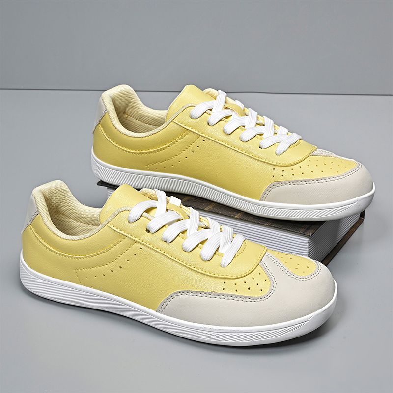 Women Shoes Big W - Модные желтые прогулочные туфли унисекс с
