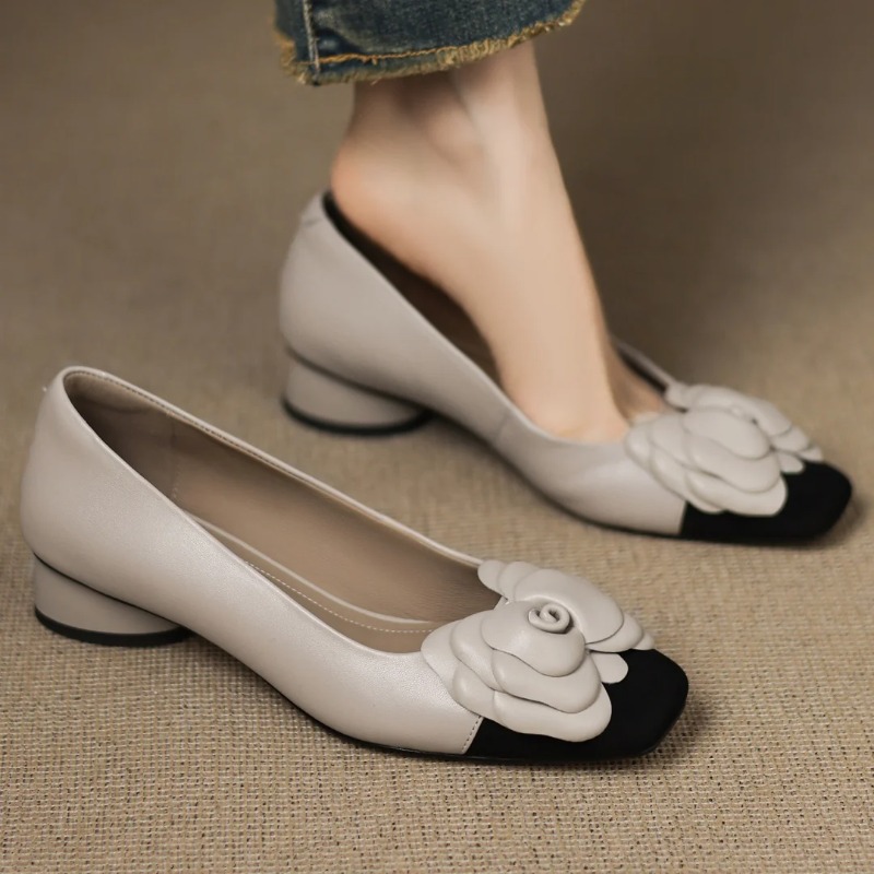 Women Shoes Elegant - Женские туфли-лодочки из овчины размера плюс