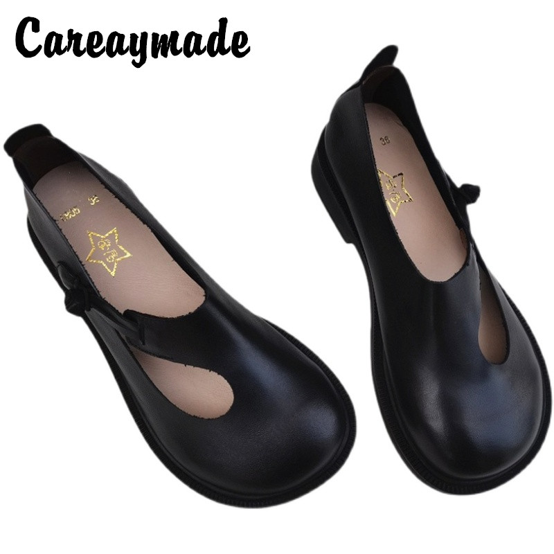 Women'S Shoes - Большие туфли Careaymade из натуральной кожи,