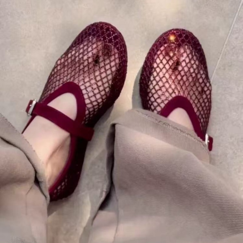 Mary Jane Shoes - Женские туфли-мэри-джейн с полым верхом из