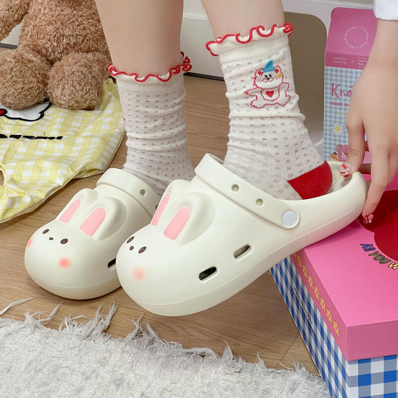 Women'S Shoes Water Resistant - Женские летние сабо с мультяшным кроликом