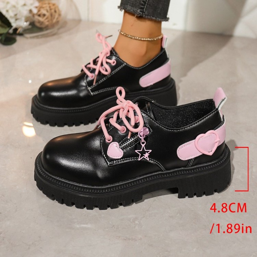 Women Shoes Big W - Женские туфли на толстой подошве, весна-осень