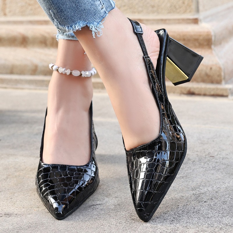 Летние сандалии на высоком каб – обзор и цена Women Shoes Elegant