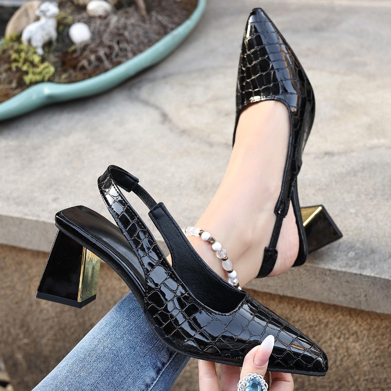 Летние сандалии на высоком каб – обзор и цена Women Shoes Elegant