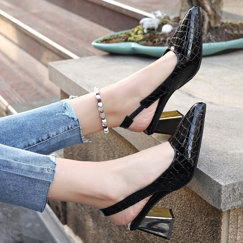 Летние сандалии на высоком каб – обзор и цена Women Shoes Elegant