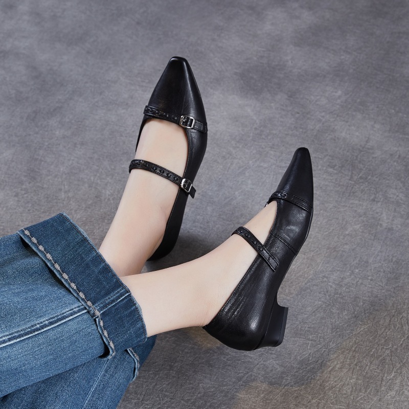 Коричнево-черные женские туфли – обзор и цена Mary Jane Shoes