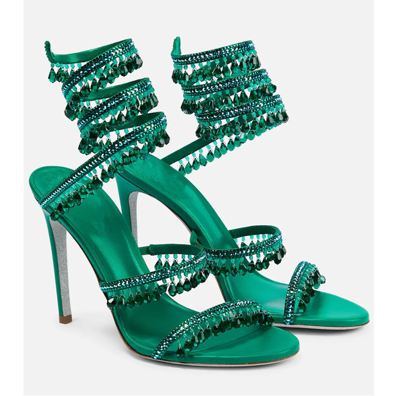 Сексуальные зеленые босоножки  – обзор и цена Women'S Shoes Peep Toe