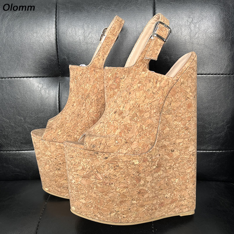 Olomm/женские летние сандалии  – обзор и цена Cork Wedge Sandal