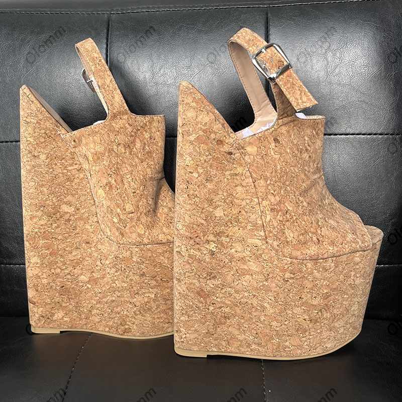 Olomm/женские летние сандалии  – обзор и цена Cork Wedge Sandal