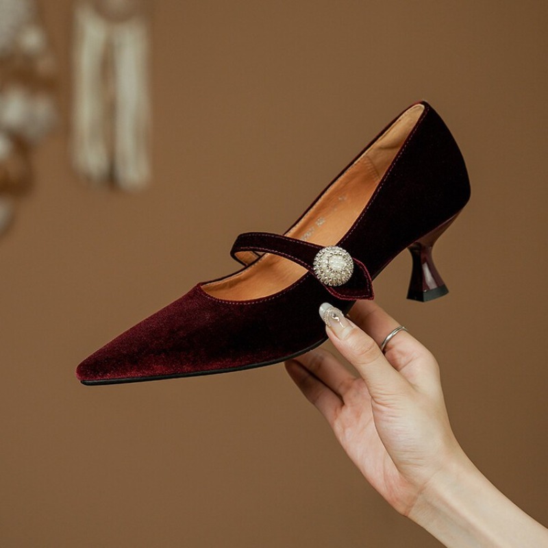 Винно-красные туфли Мэри Джейн – обзор и цена Mary Jane Shoes
