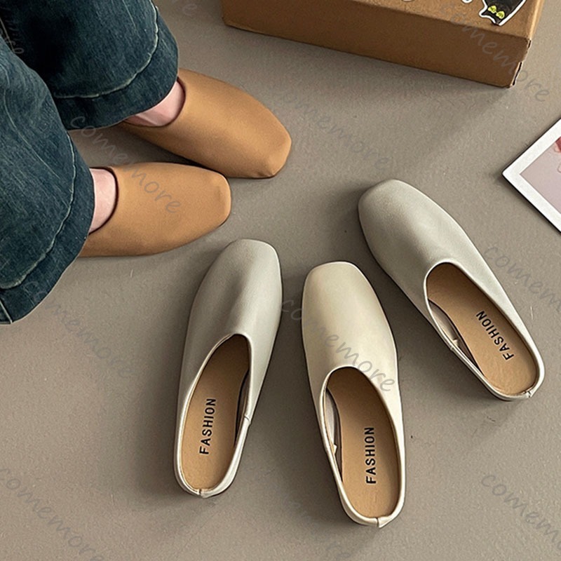 Comemore Ретро полутапочки Bao – обзор и цена Slip On Mule Flat