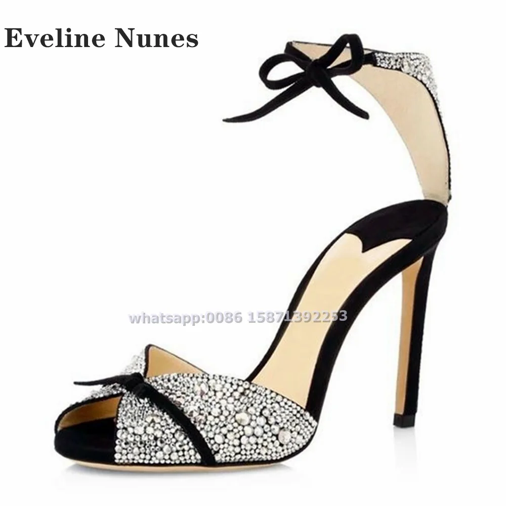 Сандалии с бантом и стразами н – обзор и цена Women'S Shoes Peep Toe