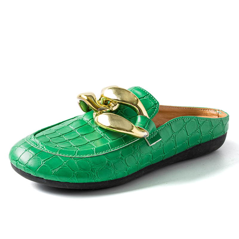Модные женские тапочки больших – обзор и цена Gold Chain Sandal