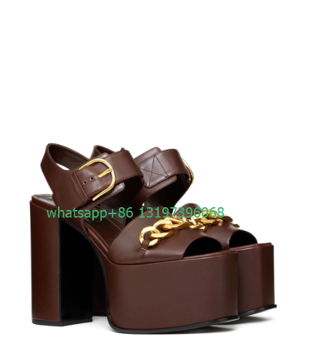 Женские босоножки на платформе – обзор и цена Gold Chain Sandal
