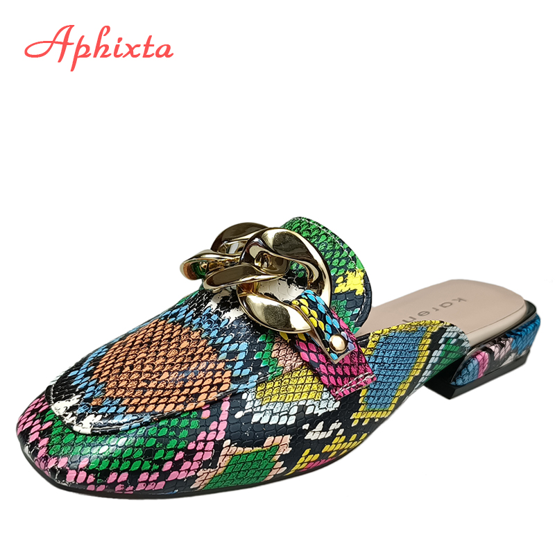 Шлепанцы Aphixta женские с цеп – обзор и цена Gold Chain Sandal