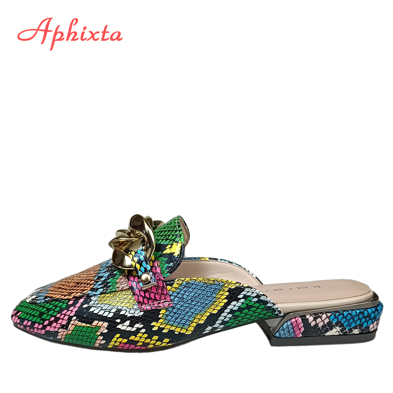 Шлепанцы Aphixta женские с цеп – обзор и цена Gold Chain Sandal