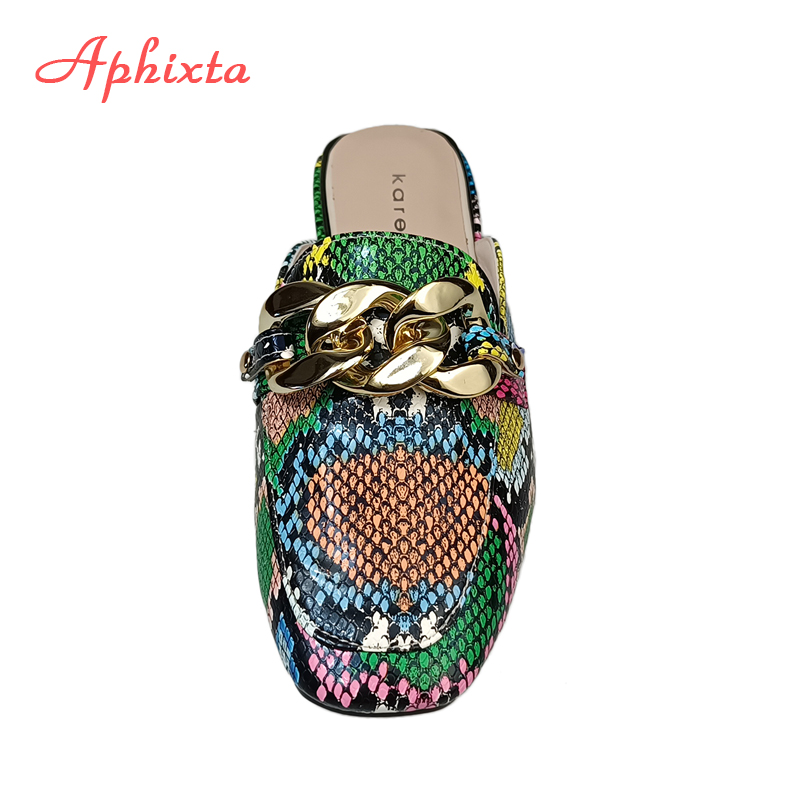 Шлепанцы Aphixta женские с цеп – обзор и цена Gold Chain Sandal
