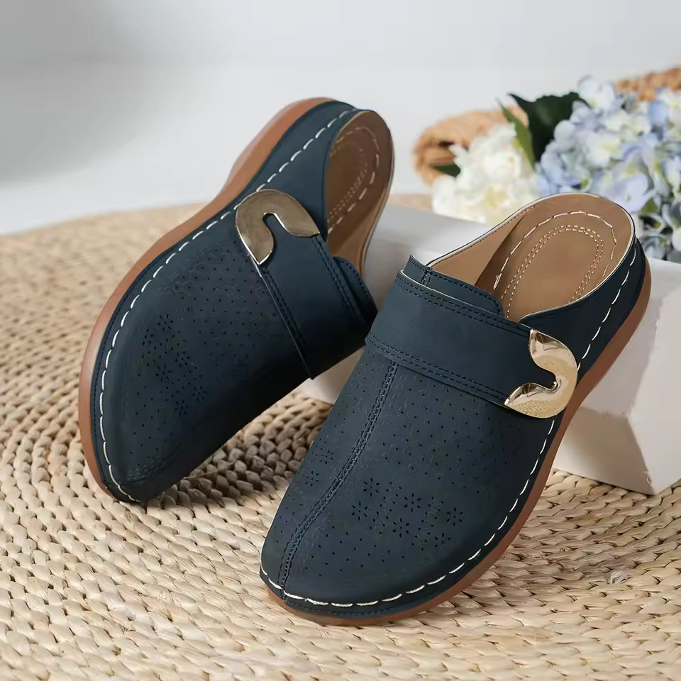 Женские удобные мюли без засте – обзор и цена Slip On Mule Flat