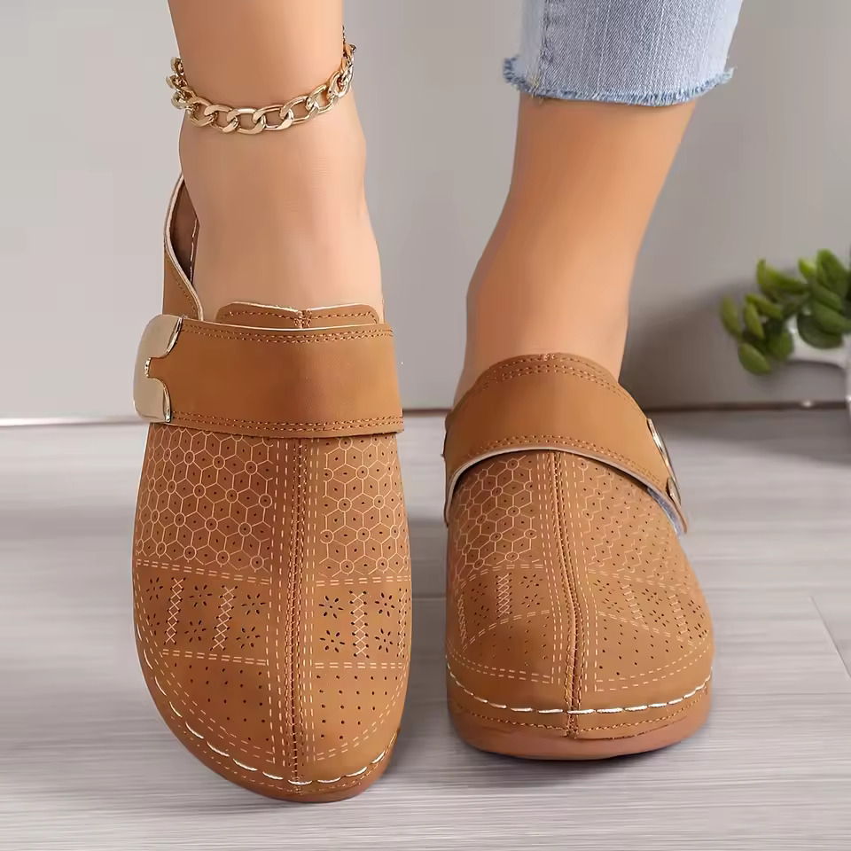 Женские удобные мюли без засте – обзор и цена Slip On Mule Flat