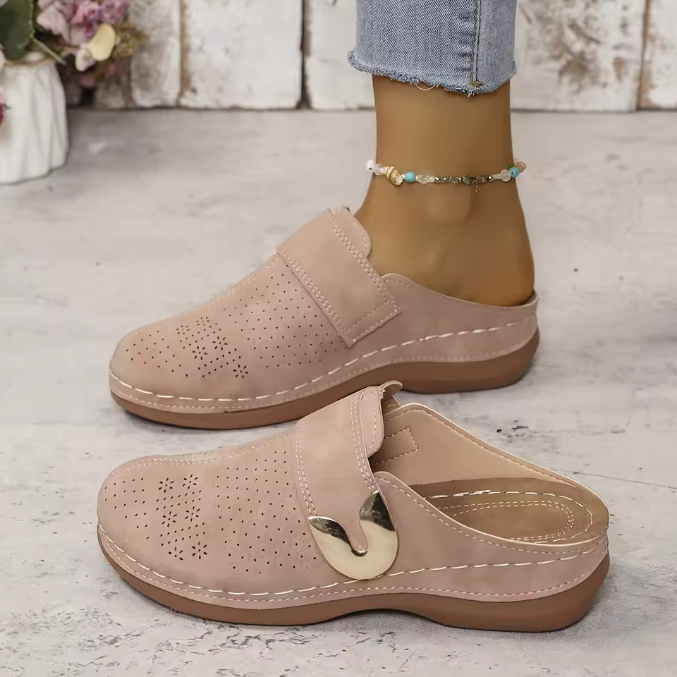 Женские удобные мюли без засте – обзор и цена Slip On Mule Flat