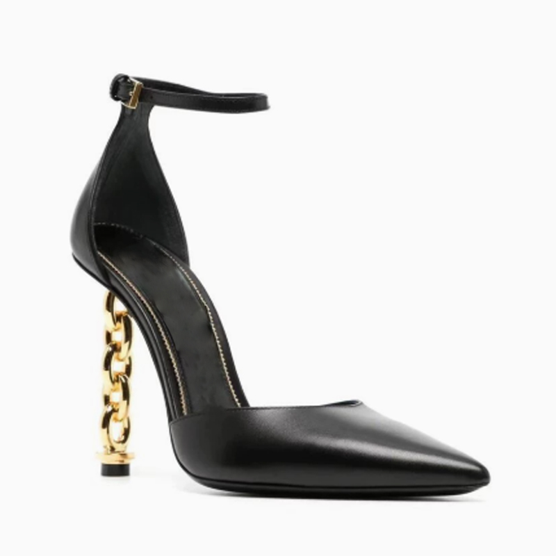 Сексуальные женские босоножки  – обзор и цена Gold Chain Sandal